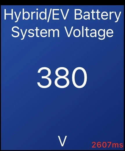 Ford Mustang Mach-E LFP battery voltages IMG_0630