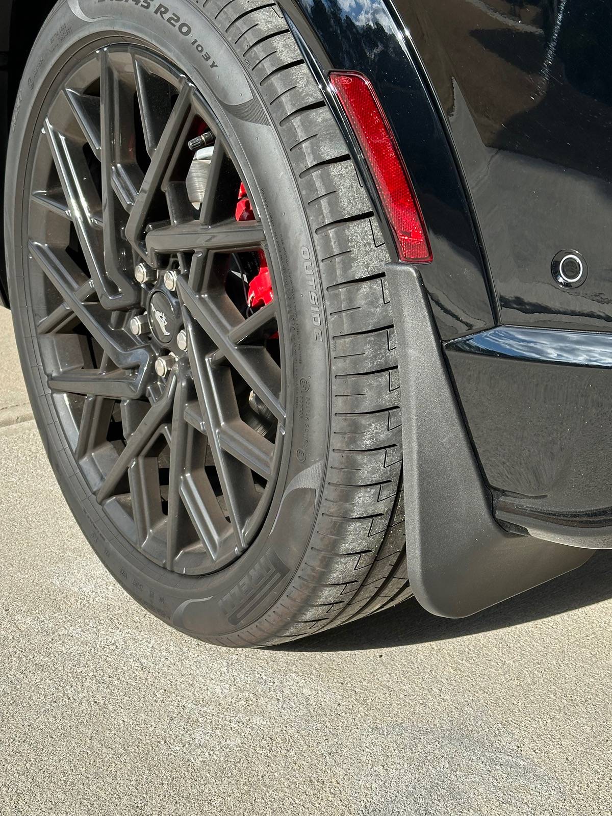 Ford Mustang Mach-E Installed some mud flaps today - they were desperately needed IMG_5354