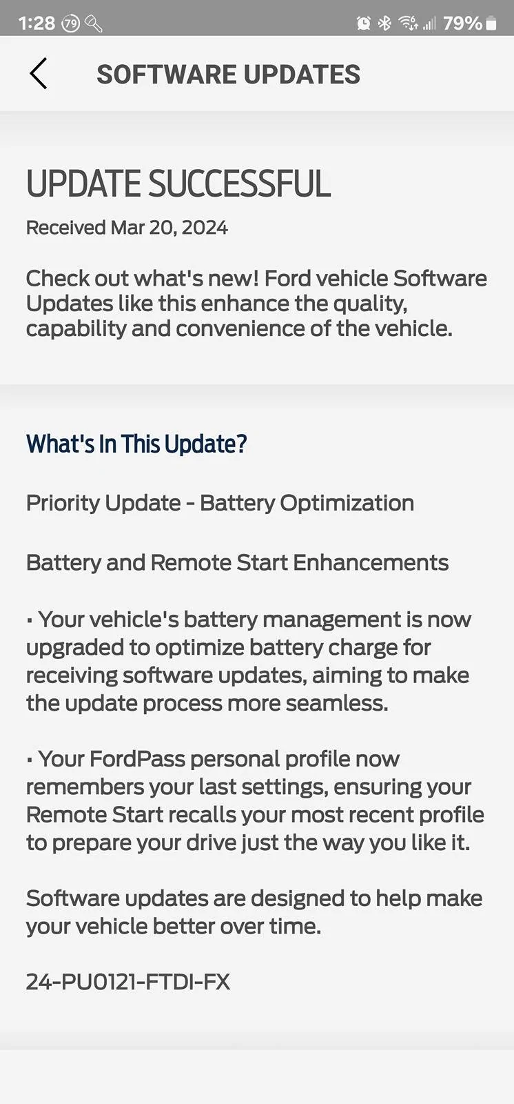 Ford Mustang Mach-E 24-PU0121-FTDI-FX Update - Battery Optimization + Battery & Remote Start Enhancements Screenshot_20240320_132814_FordPass