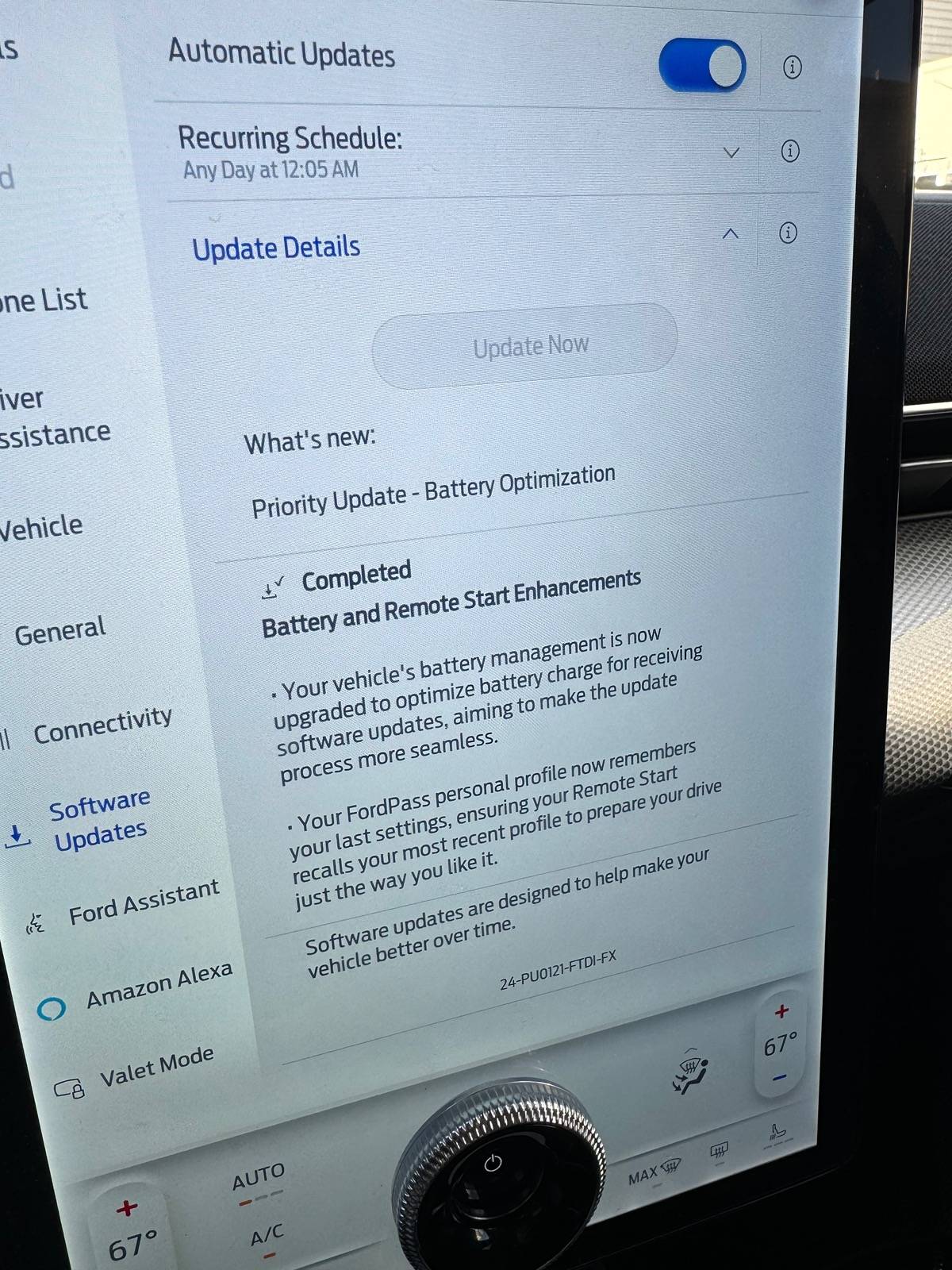 Ford Mustang Mach-E 24-PU0121-FTDI-FX Update - Battery Optimization + Battery & Remote Start Enhancements IMG_0032