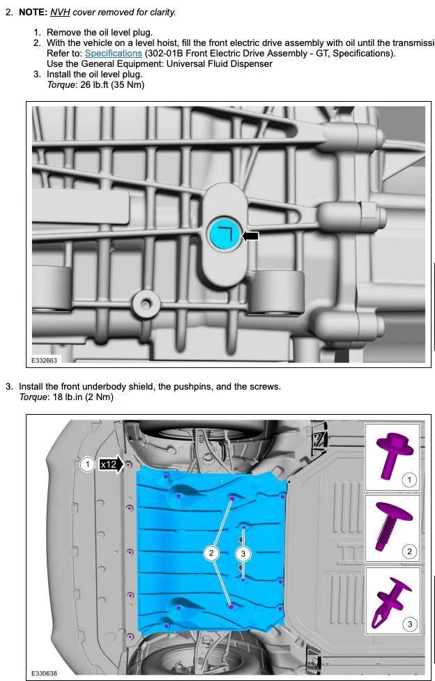 Ford Mustang Mach-E How to Change Your Oil [Transmission Oil & Gear Oil] - Yes, that's a thing! Screenshot 2024-03-20 at 6.55.37 PM