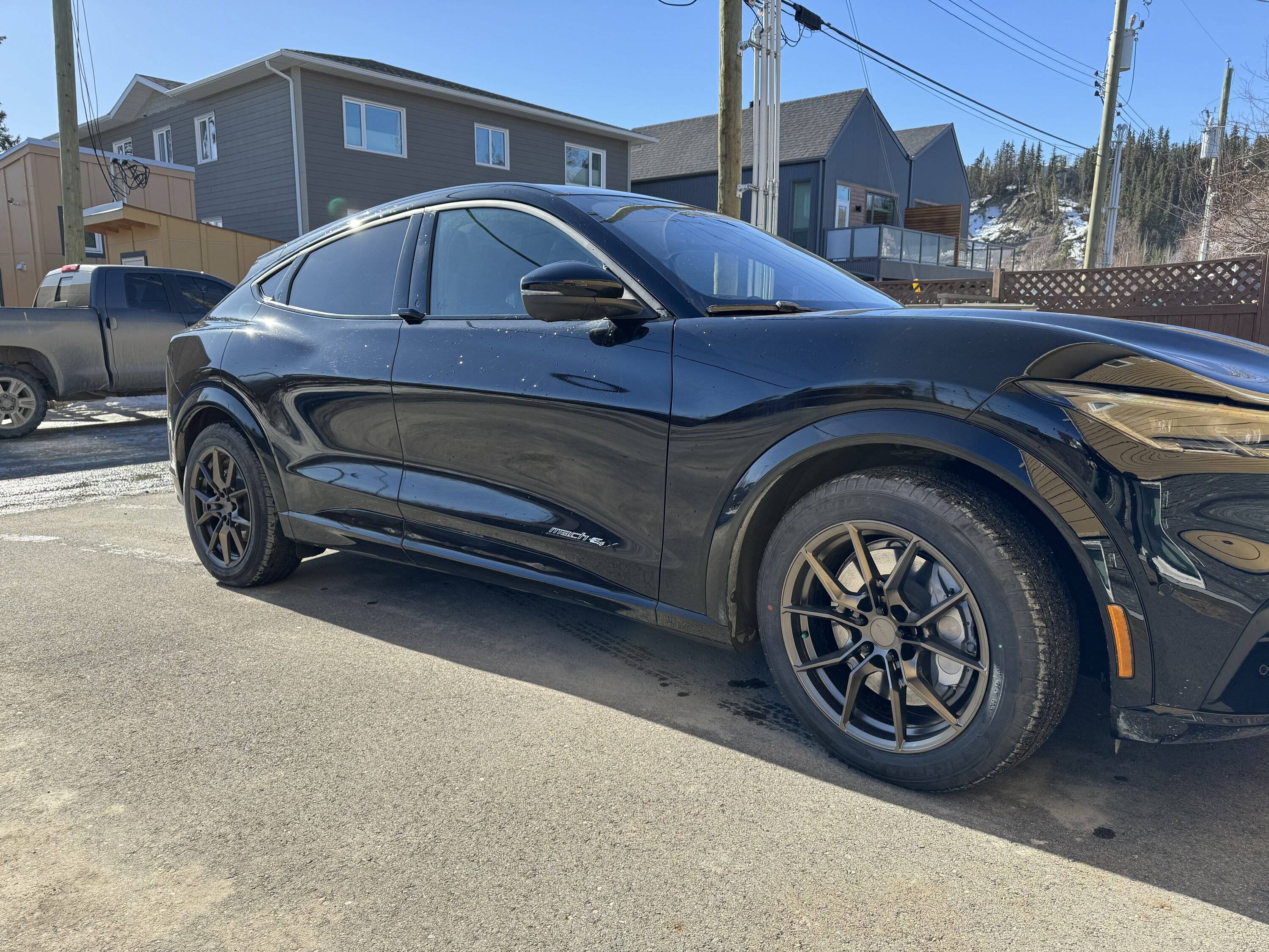 Ford Mustang Mach-E Dark horse Got New Shoes 😁 IMG_0007