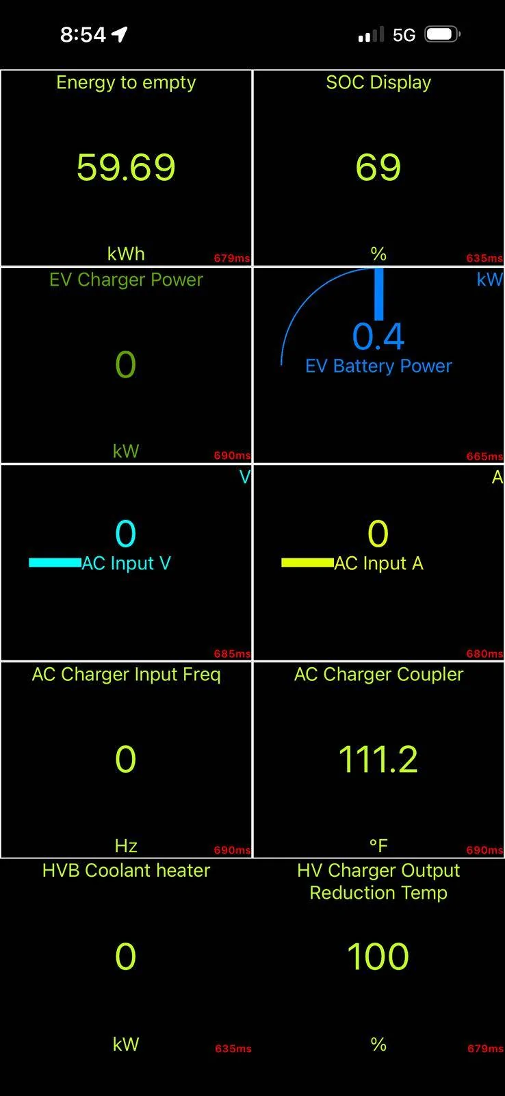 Ford Mustang Mach-E 44A Charging Temperature Study IMG_6358