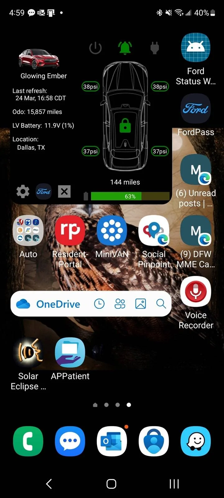 Ford Mustang Mach-E Android Widget for Mach-E [Less Complex] Screenshot_20240324_165921_One UI Hom