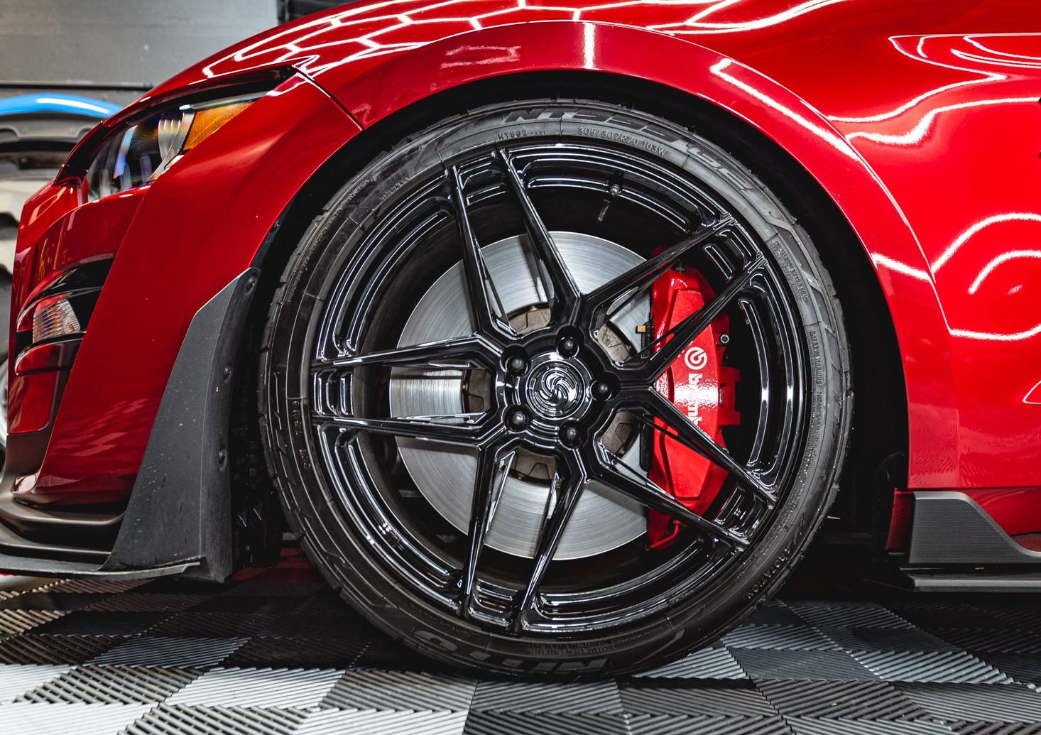 Ford Mustang Mach-E Mach-E Aftermarket wheel and tire information and pictures SV701%20GT500%20Gloss%20Black%20Jimmy-18