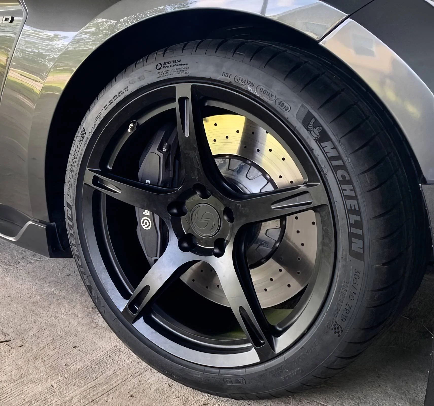 Ford Mustang Mach-E Mach-E Aftermarket wheel and tire information and pictures 8A3CA8E9-1C7B-485F-AC42-5D20318D6C27-topaz-low resolution-6x (1)