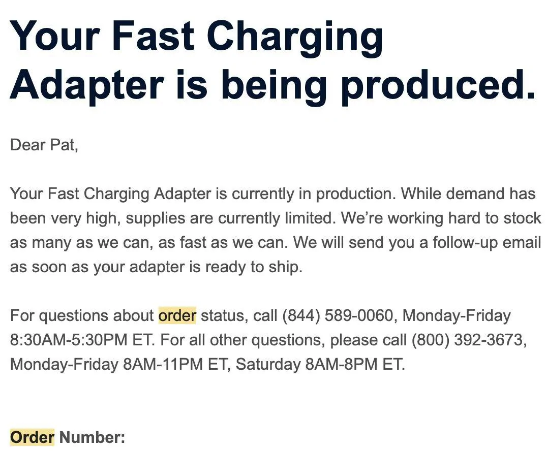 Ford Mustang Mach-E ordering new tesla adaptor Screen Shot 2024-03-28 at 11.51.06 AM