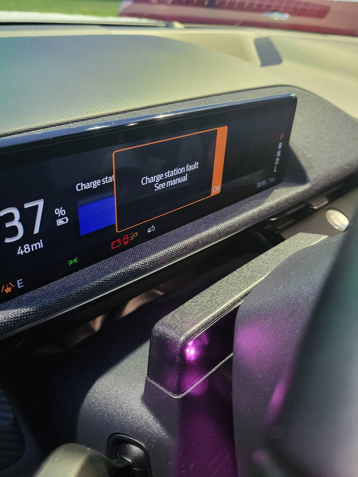 Ford Mustang Mach-E Charging Station Fault error code 20240326_071105