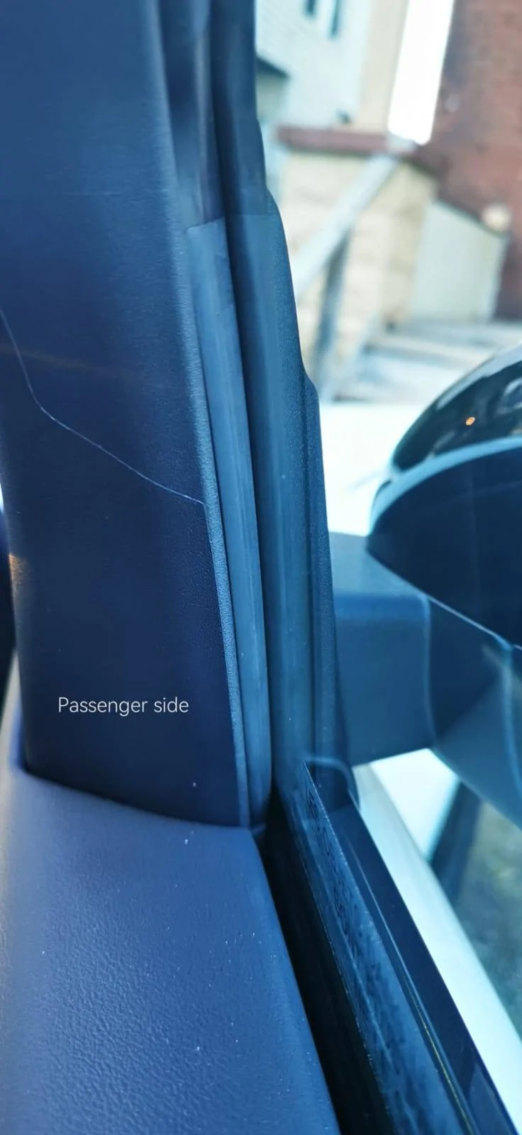 Ford Mustang Mach-E Driver's side window has an air leak. WhatsApp Image 2024-03-29 at 10.56.59 AM
