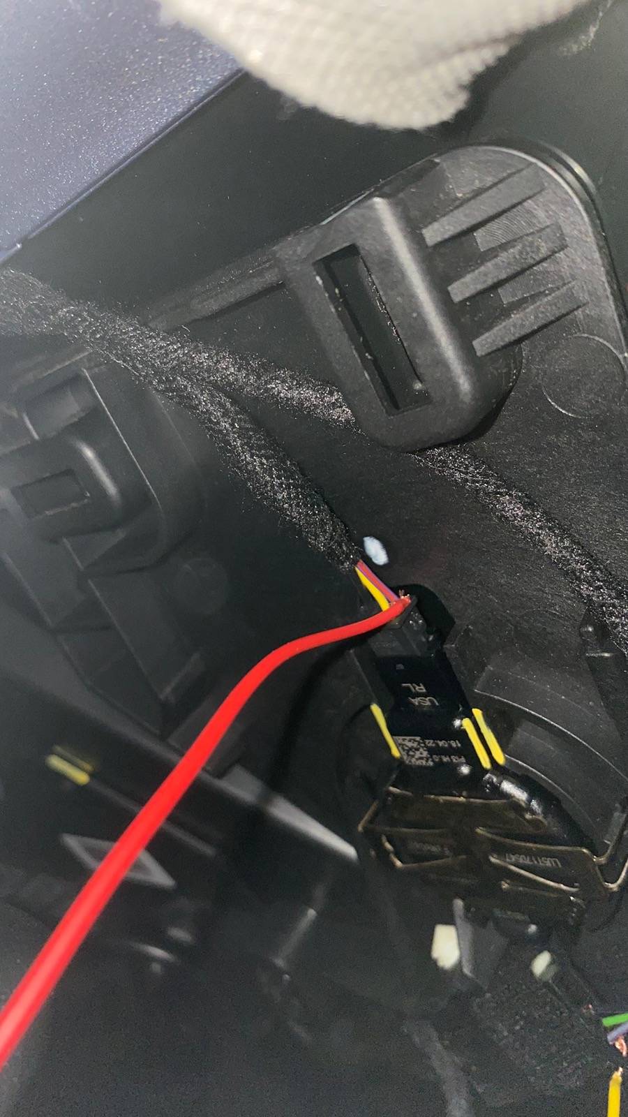 Ford Mustang Mach-E Dash cam installed IMG_5321