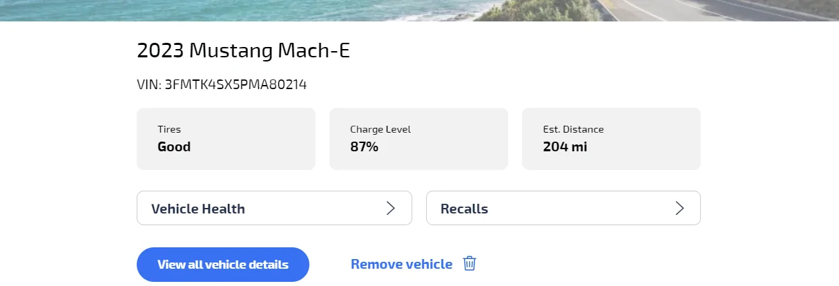 Ford Mustang Mach-E How to find out state of charge (SOC) for the 12V battery? state of charg