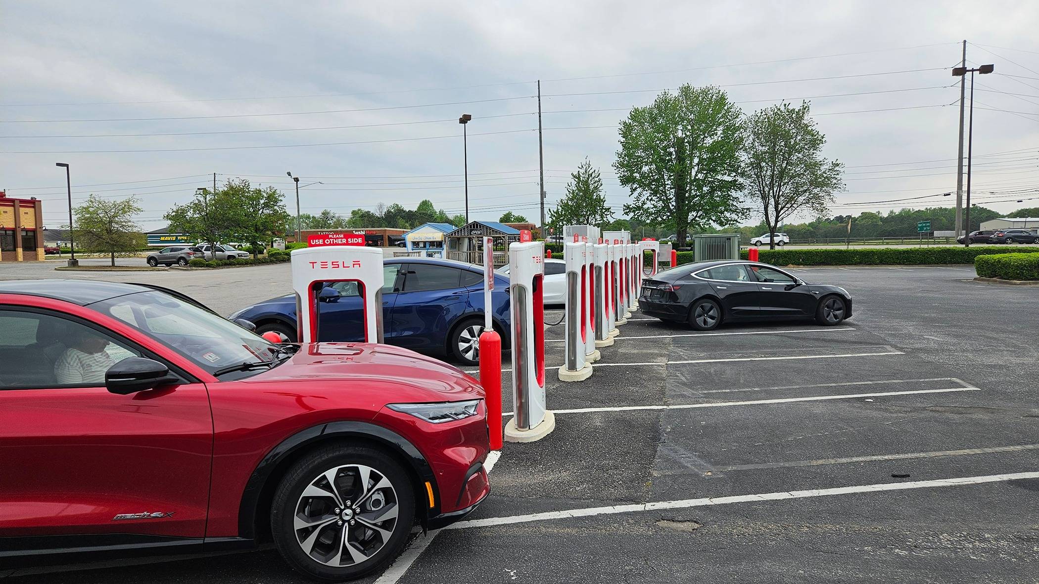 Ford Mustang Mach-E 500 mile Tesla SuperCharger road trip = SUCCESS 20240401_171040