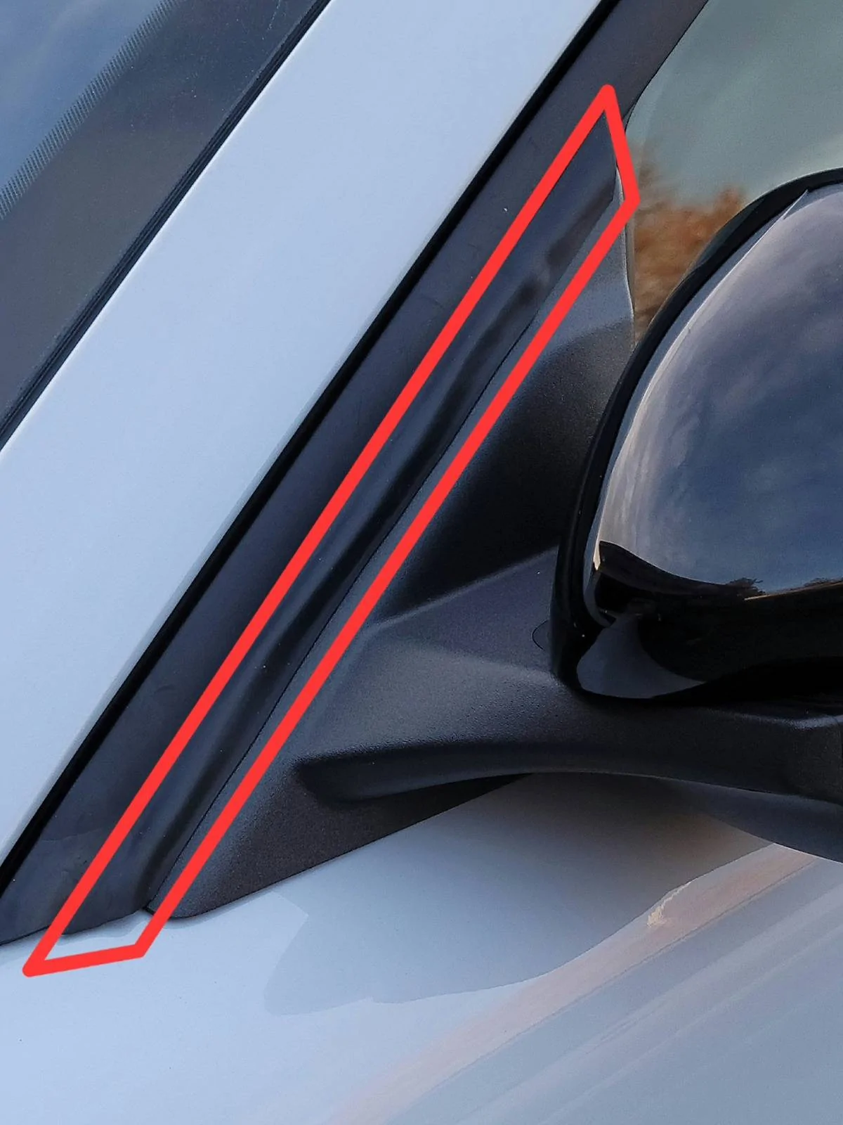 Ford Mustang Mach-E Side Mirror Wind Noise Fix 20240404_191856