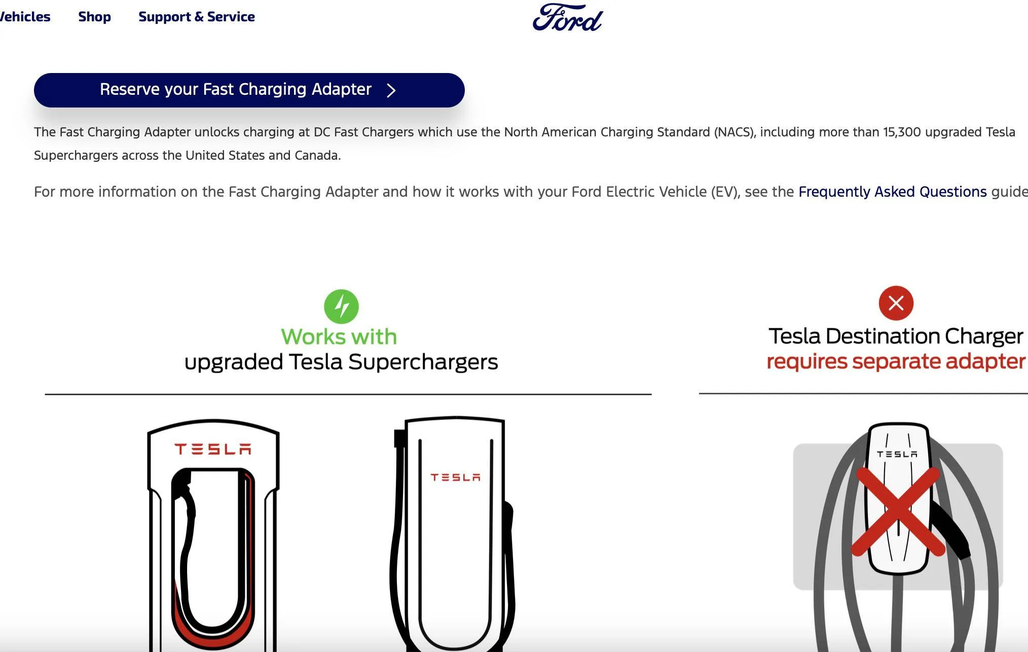 Ford Mustang Mach-E Mach-E Fast Charging Tesla Adapters Start Shipping TODAY Per Ford! Screen Shot 2024-04-05 at 1.14.14 PM