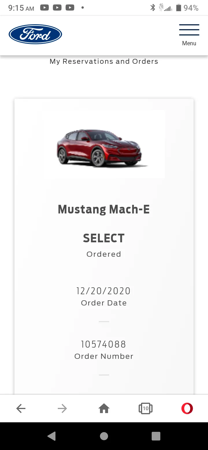 Ford Mustang Mach-E Order changes Screenshot_20210106-091513