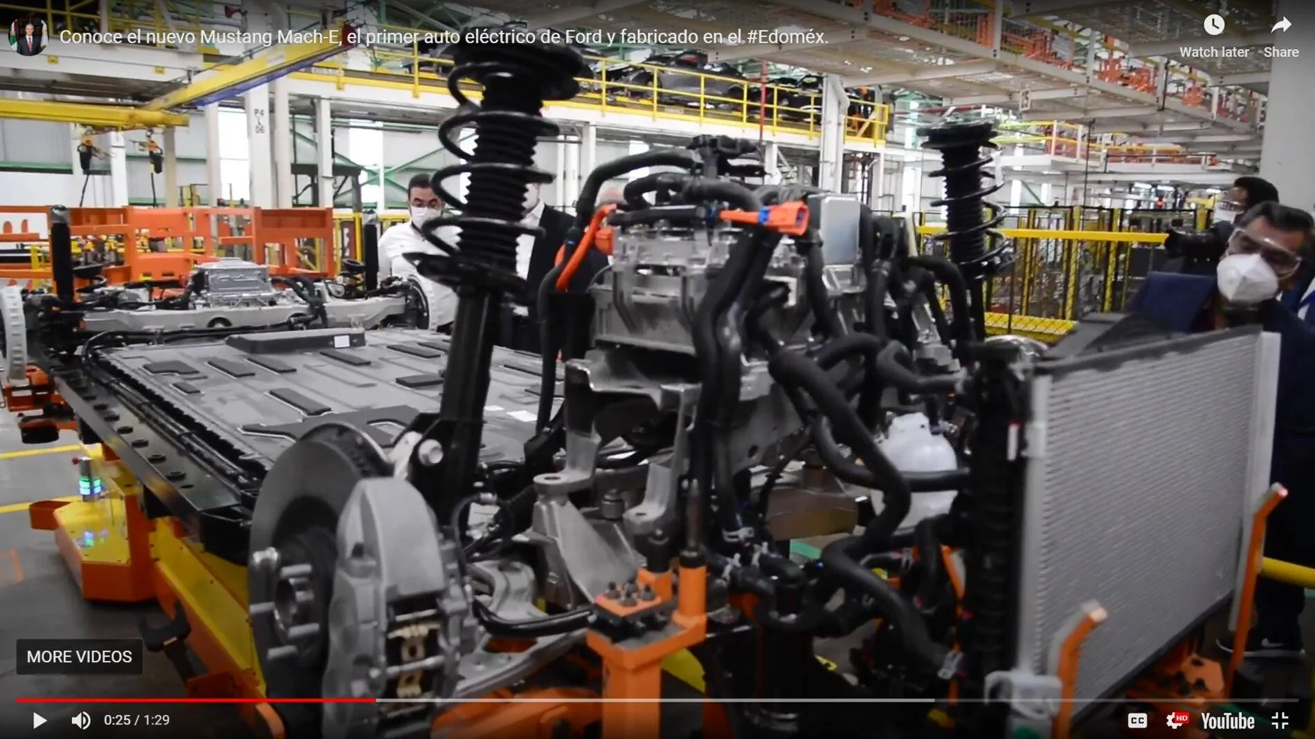 Ford Mustang Mach-E Update on Mach-E launch progress from engineering friends in Mexico 1610477442350