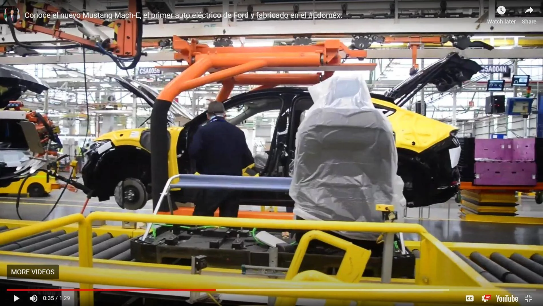 Ford Mustang Mach-E Update on Mach-E launch progress from engineering friends in Mexico 1610477517497