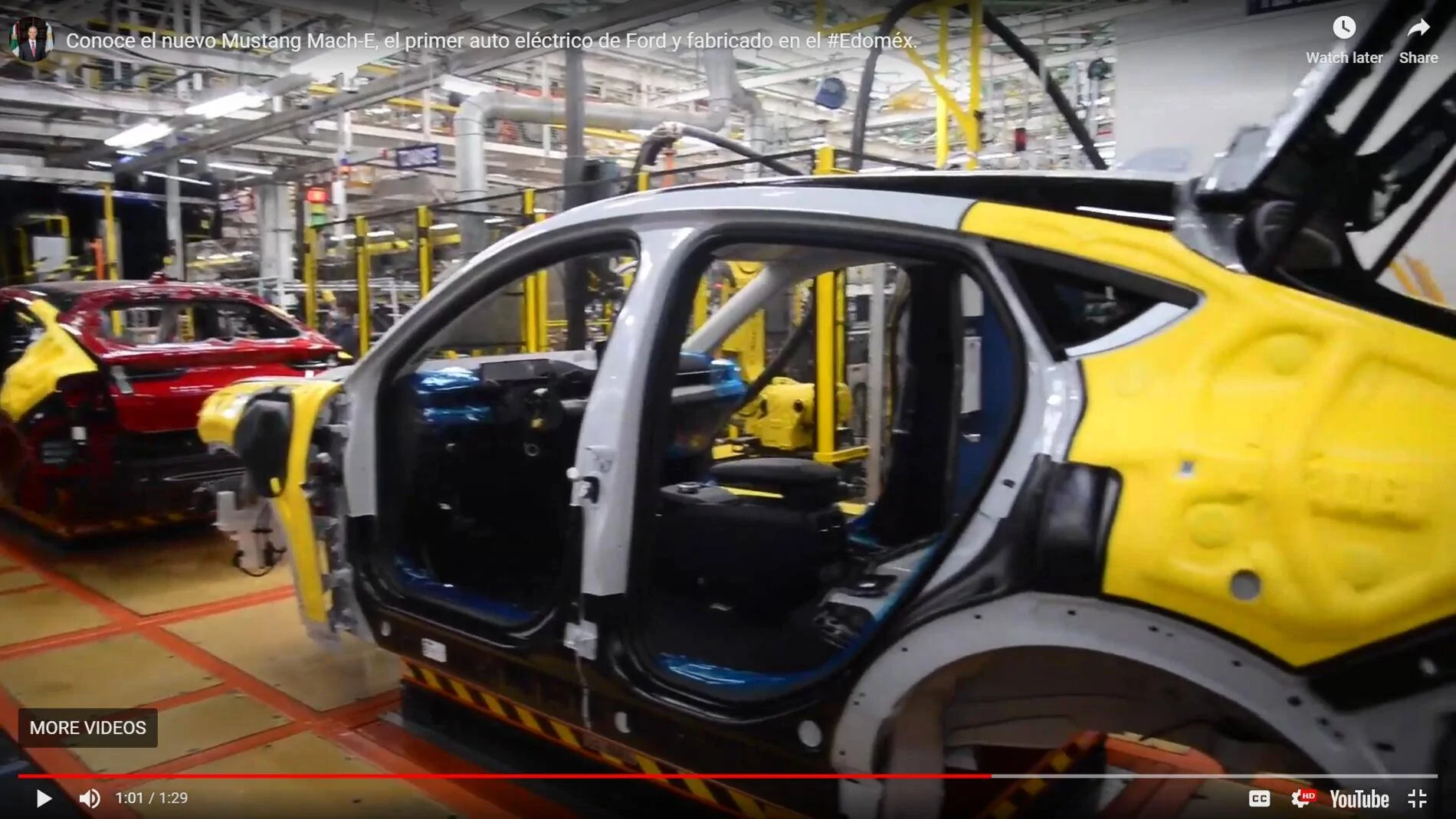 Ford Mustang Mach-E Update on Mach-E launch progress from engineering friends in Mexico 1610477665732