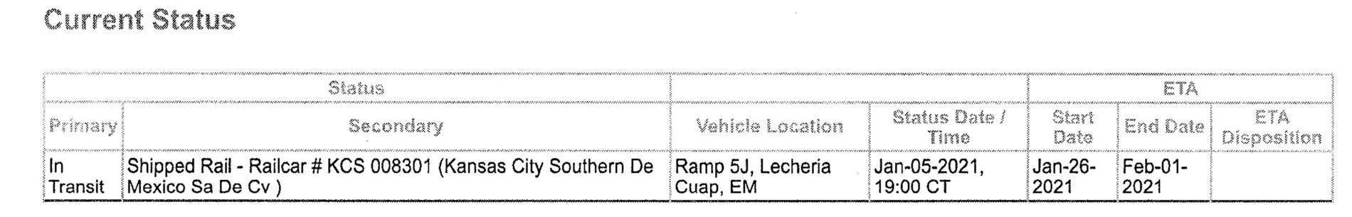 Ford Mustang Mach-E Shipped Mach-Es Arrive at Kansas City Terminal With Deliveries Imminent Screen Shot 2021-01-12 at 4.36.04 PM