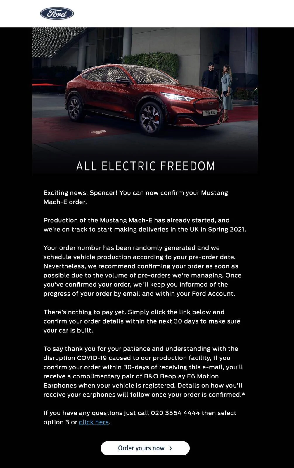 Ford Mustang Mach-E UK Customers Screenshot 2021-01-14 at 14.06.07