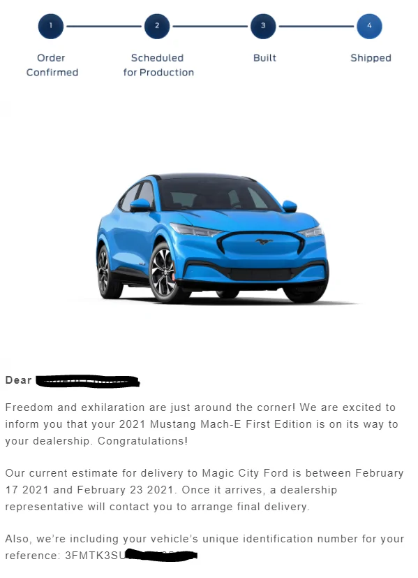Ford Mustang Mach-E Ford sends mass Mach-E delivery delay emails [Updated with Ford's response] 1610704052352