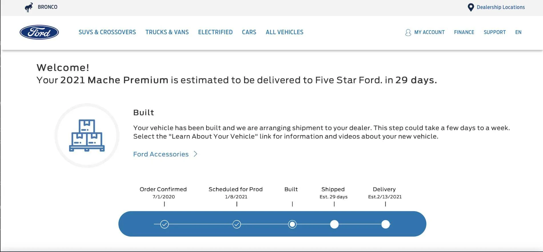 Ford Mustang Mach-E Ford sends mass Mach-E delivery delay emails [Updated with Ford's response] Screen Shot 2021-01-15 at 3.06.52 PM