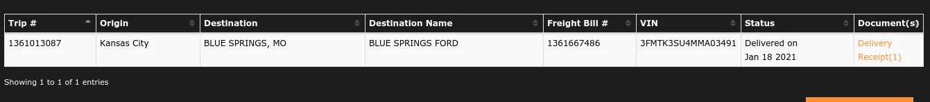 Ford Mustang Mach-E Shipped Mach-Es Arrive at Kansas City Terminal With Deliveries Imminent Bluespringsfordconfirmationdelivery