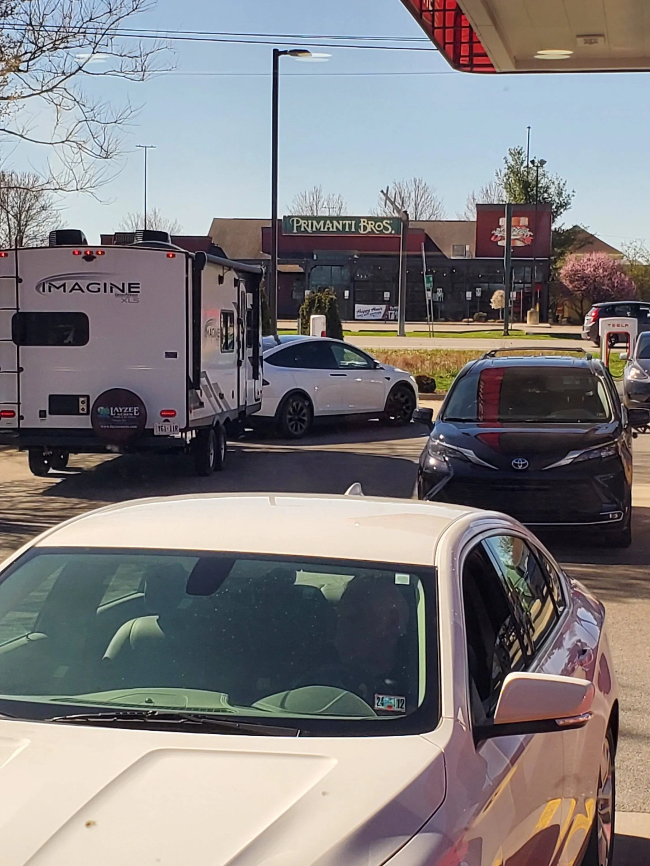 Ford Mustang Mach-E Tesla Model 3 towing!   Mach E? 20240407_104602