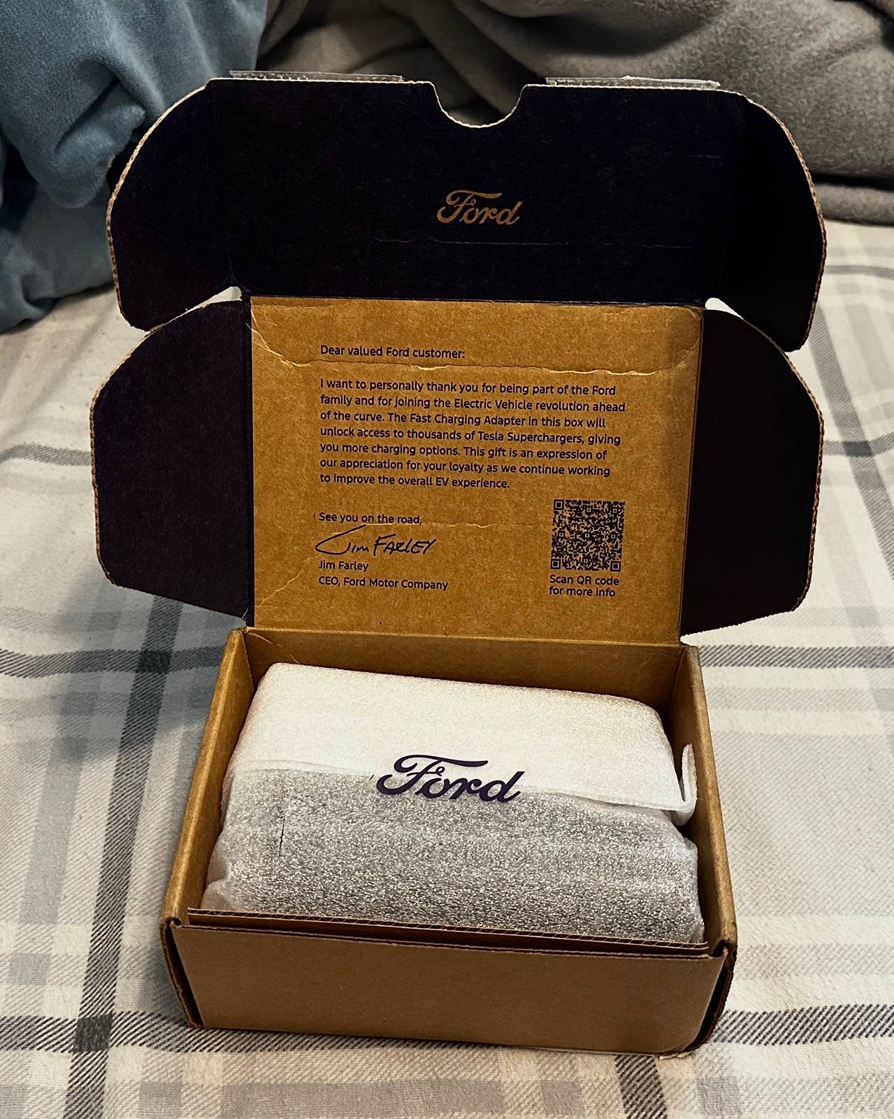 Ford Mustang Mach-E Ford NACS Adapter has shipped [and NOW ARRIVING]! NACS Adapter