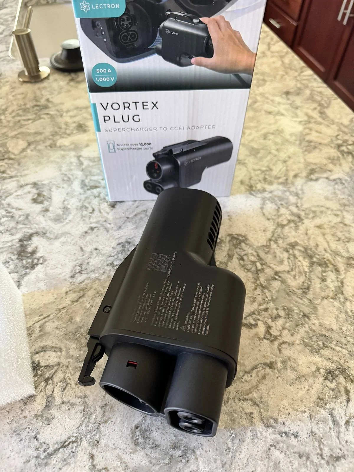 Ford Mustang Mach-E Unboxing Lectron Vortex adapter IMG_3061