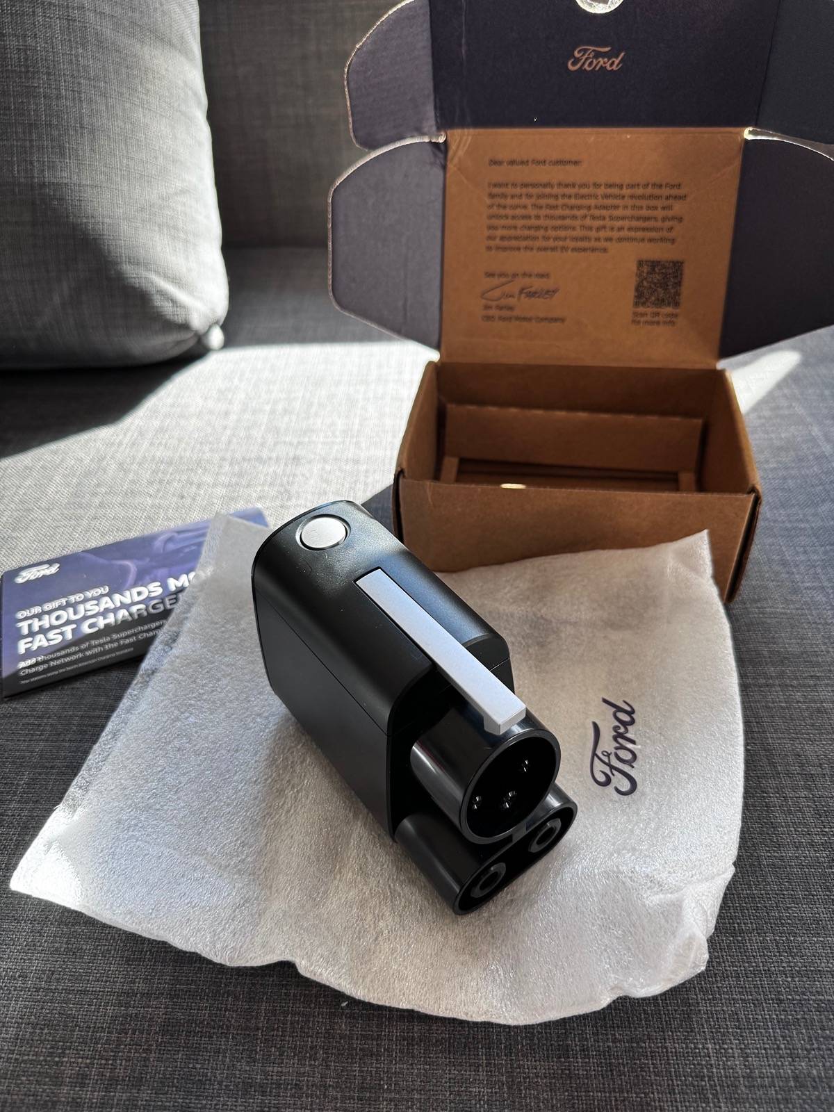 Ford Mustang Mach-E Ford NACS Adapter has shipped [and NOW ARRIVING]! IMG_1935