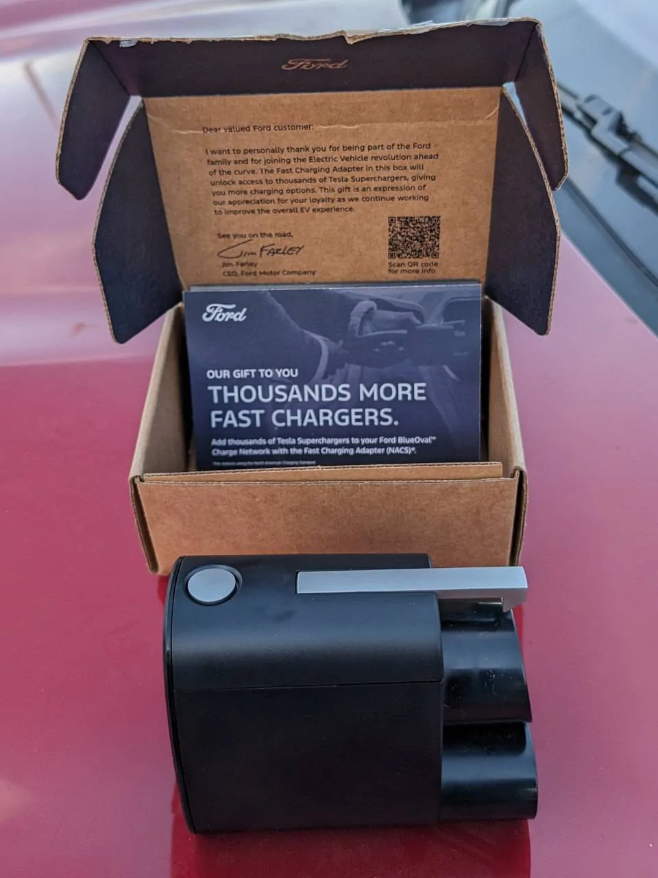Ford Mustang Mach-E Mach-E Fast Charging Tesla Adapters Start Shipping TODAY Per Ford! 3_Adapter