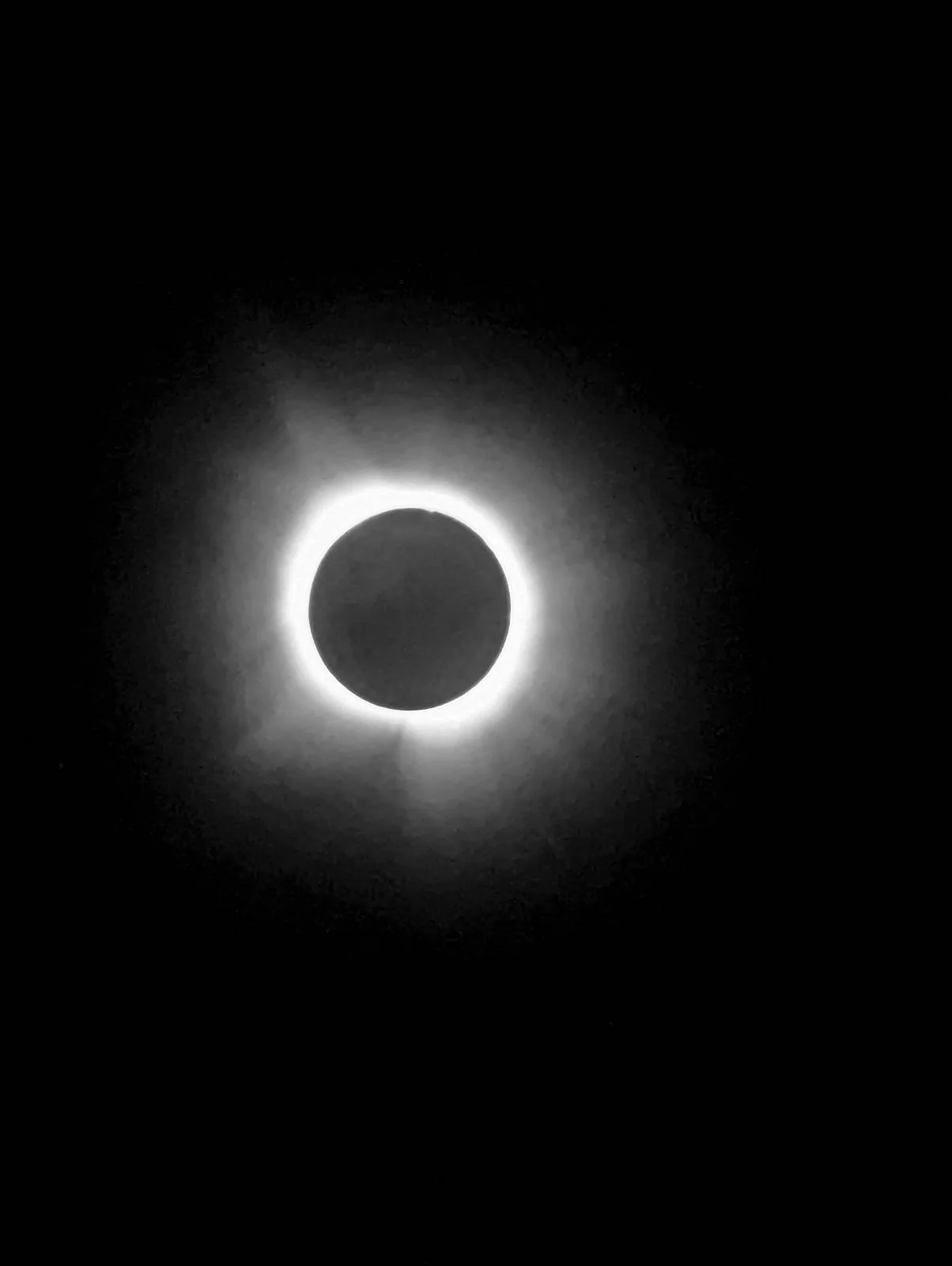 Ford Mustang Mach-E Total Eclipse in Northern New England.  Don't drive electric PXL_20240408_185101705