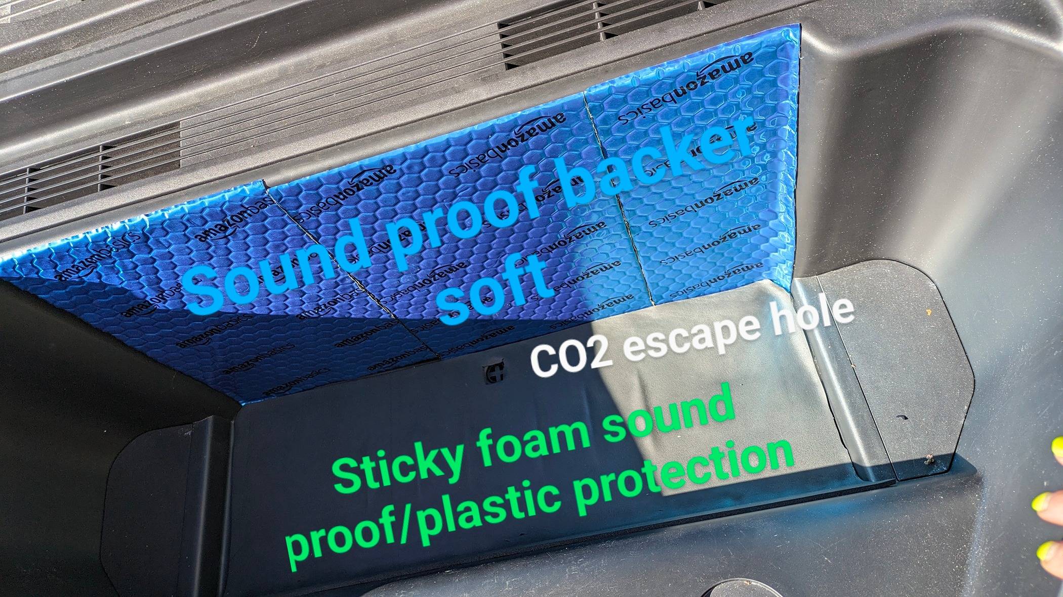 Ford Mustang Mach-E Mach E Frunk - Dry ICE.  Check out my setup. Thoughts? 1000006776