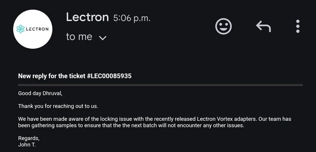 Ford Mustang Mach-E Warning - Lectron NACS Adapter Recalled For Safety Defect Screenshot_20240415_171705_Gmail
