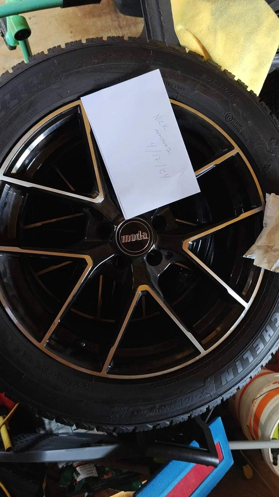 Ford Mustang Mach-E 18" wheels and winter tires FB_IMG_1713378696939