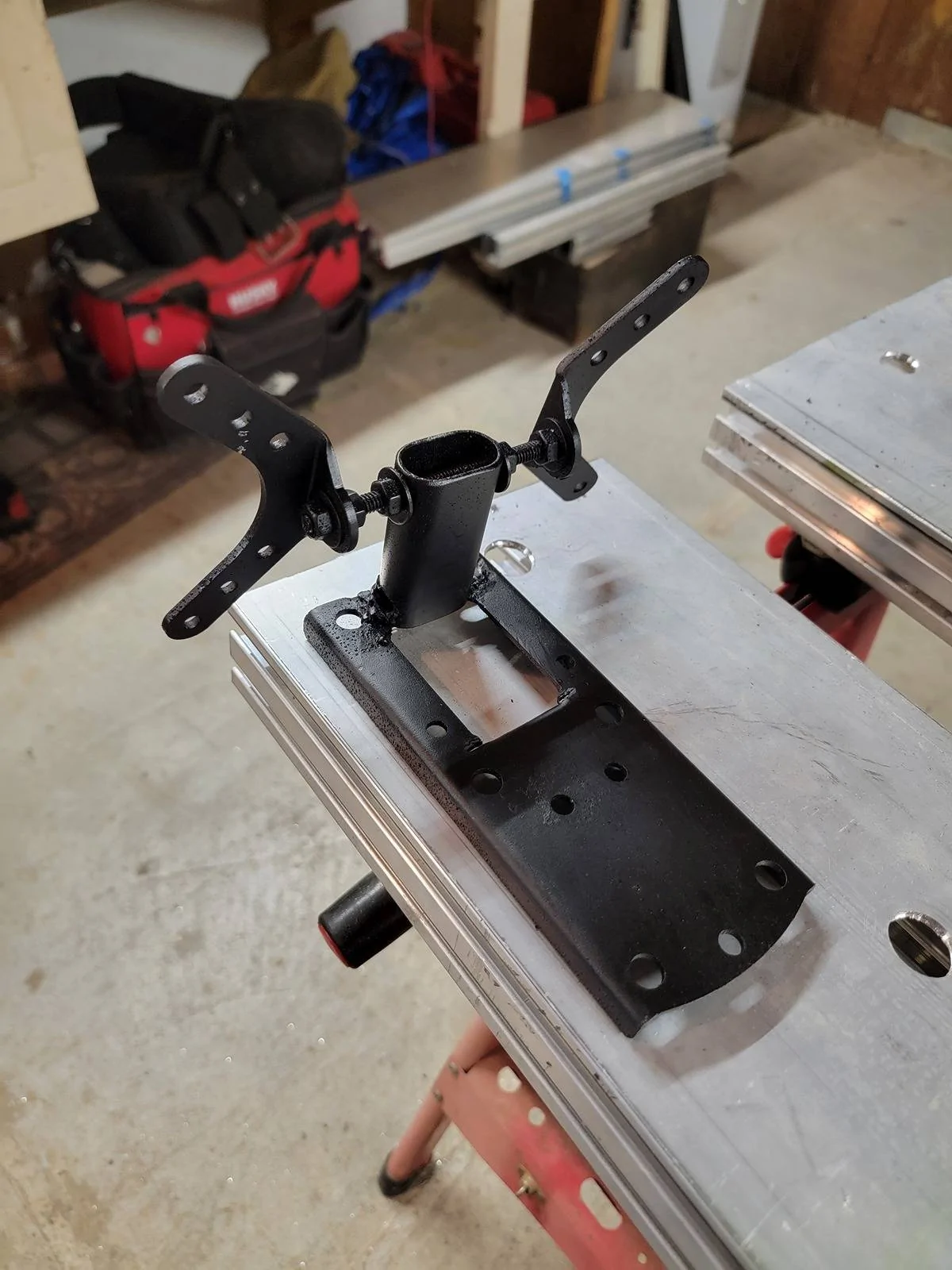 Ford Mustang Mach-E No-drill front plate options 20240420_153442