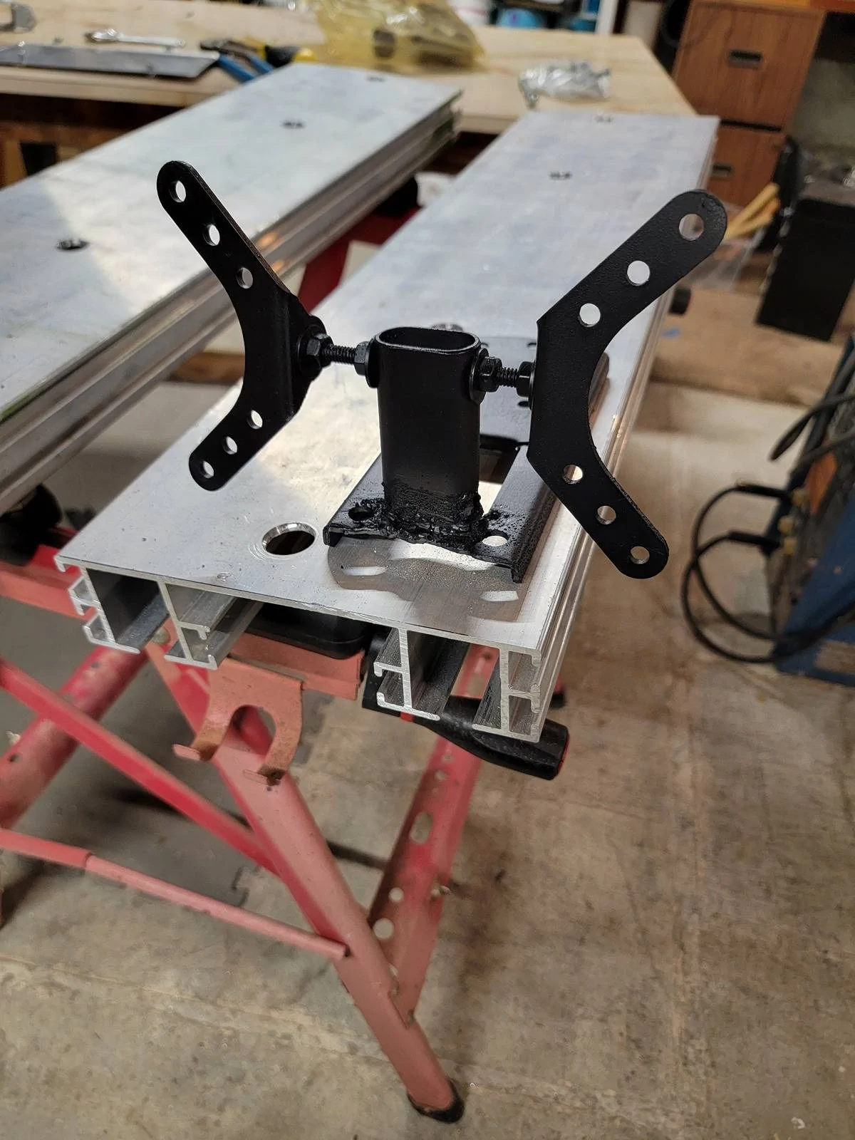 Ford Mustang Mach-E No-drill front plate options 20240420_153433
