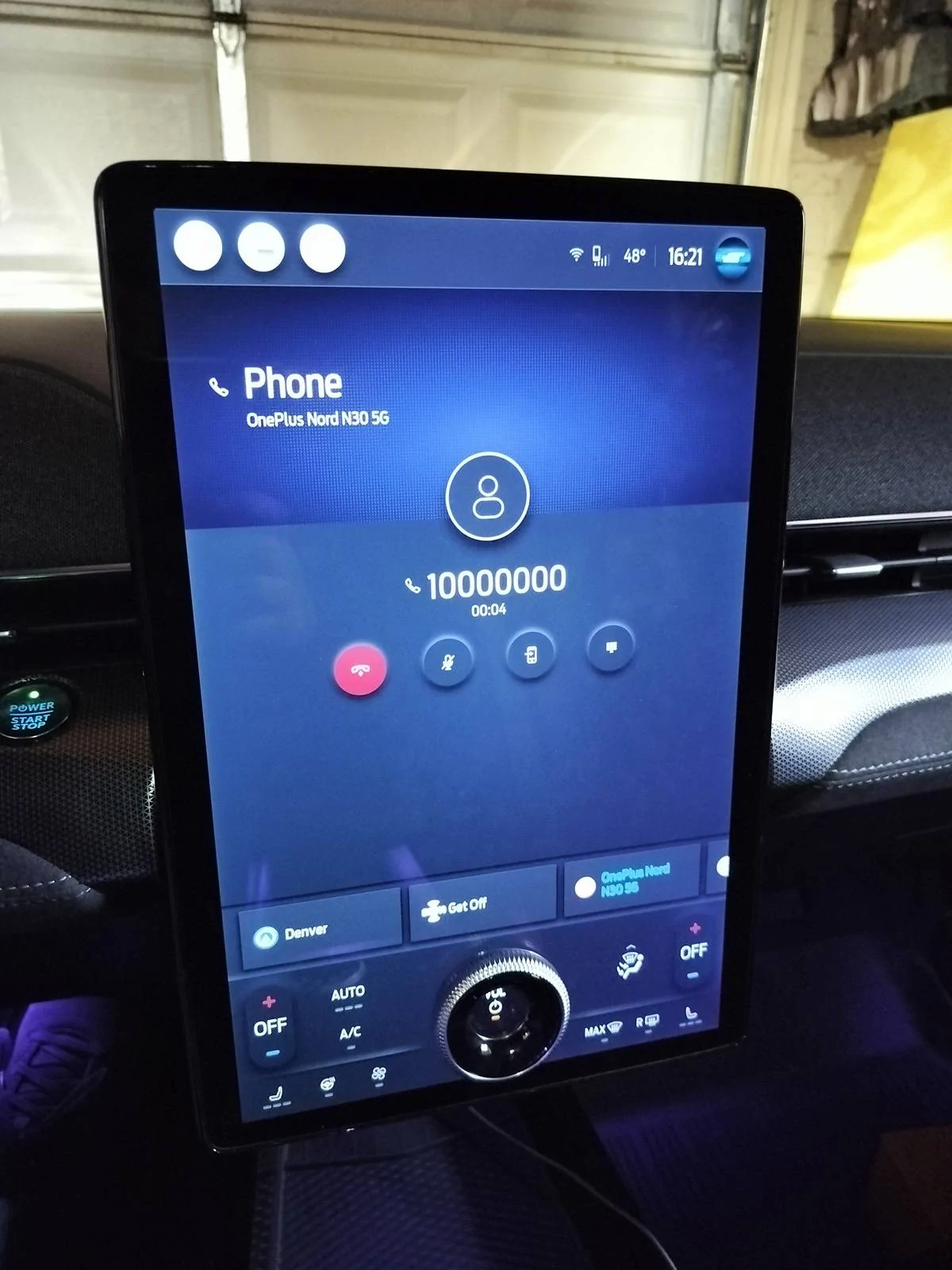 Ford Mustang Mach-E Settings->Sound missing with Android Auto connected and playing audio IMG20240420162212