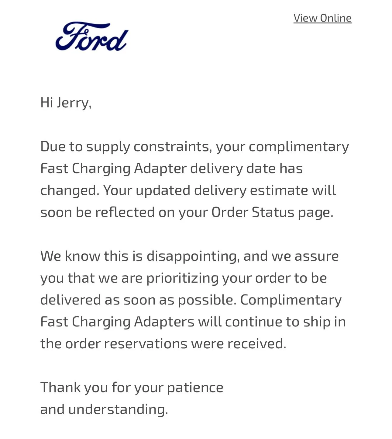 Ford Mustang Mach-E Ford NACS Adapter has shipped [and NOW ARRIVING]! IMG_7798