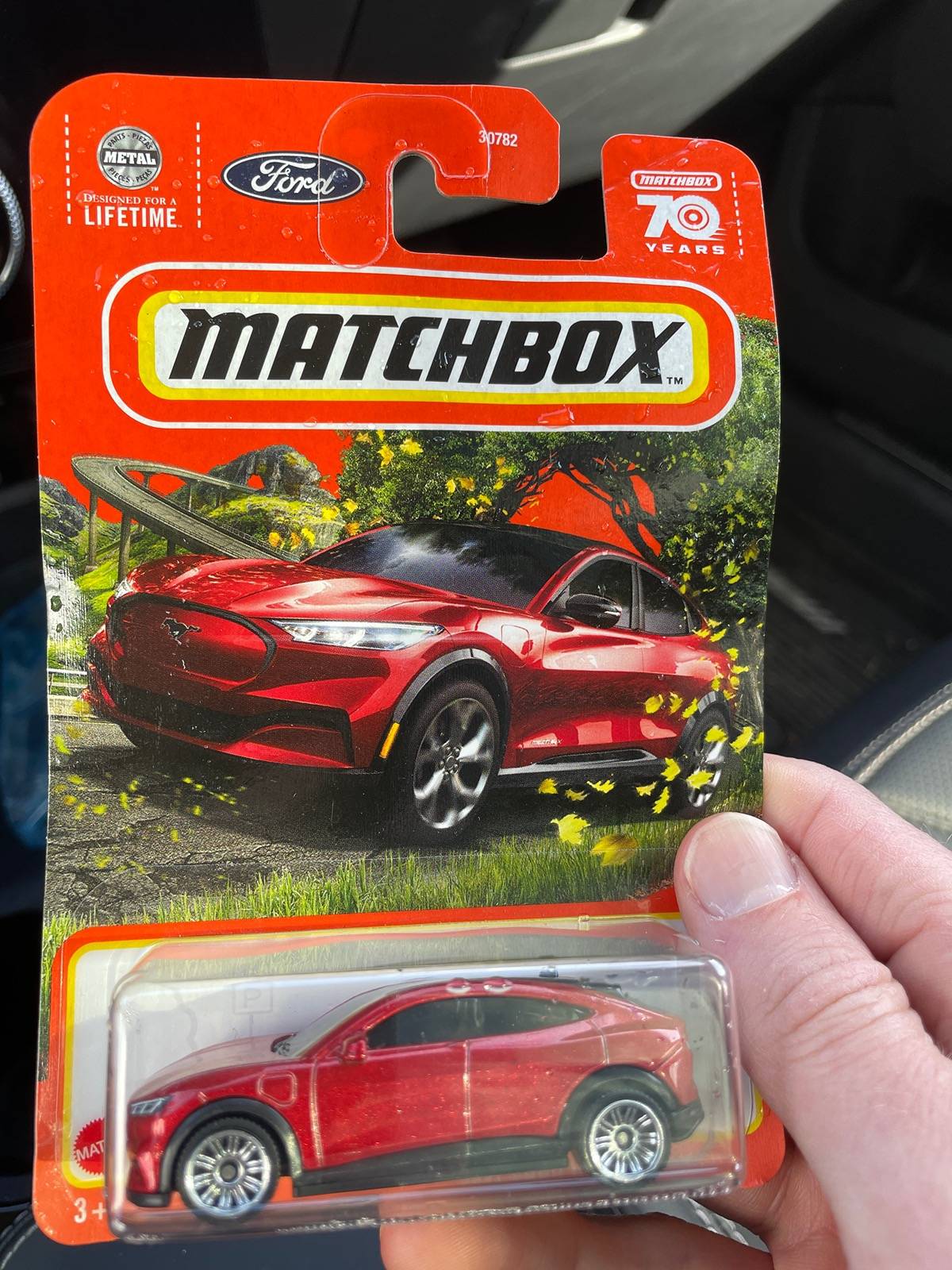 Ford Mustang Mach-E Got the matchbox on the window… made my day IMG_9923