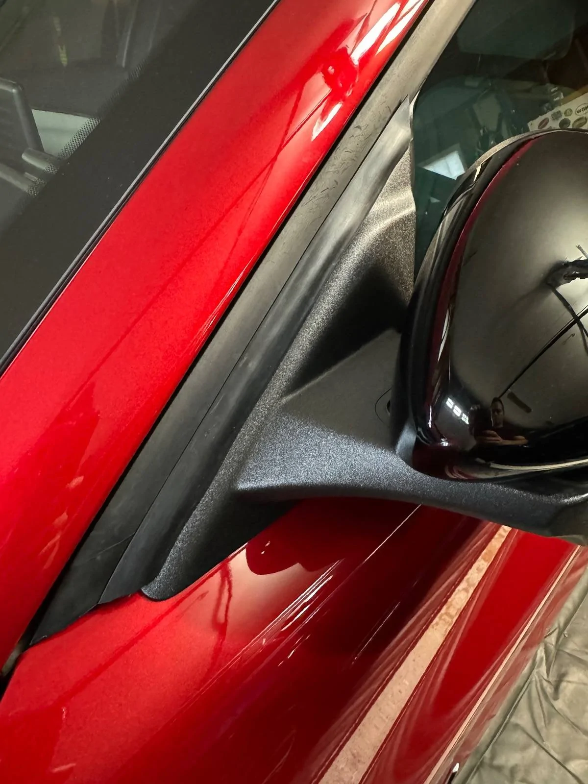 Ford Mustang Mach-E Side Mirror Wind Noise Fix IMG_4859