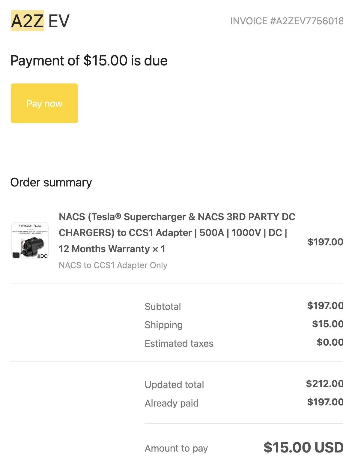 Ford Mustang Mach-E 1st Ford NACS Tesla adapter on eBay was sold for $600.  Anyone going to sell theirs ? Screenshot 2024-05-05 at 9.43.22 AM