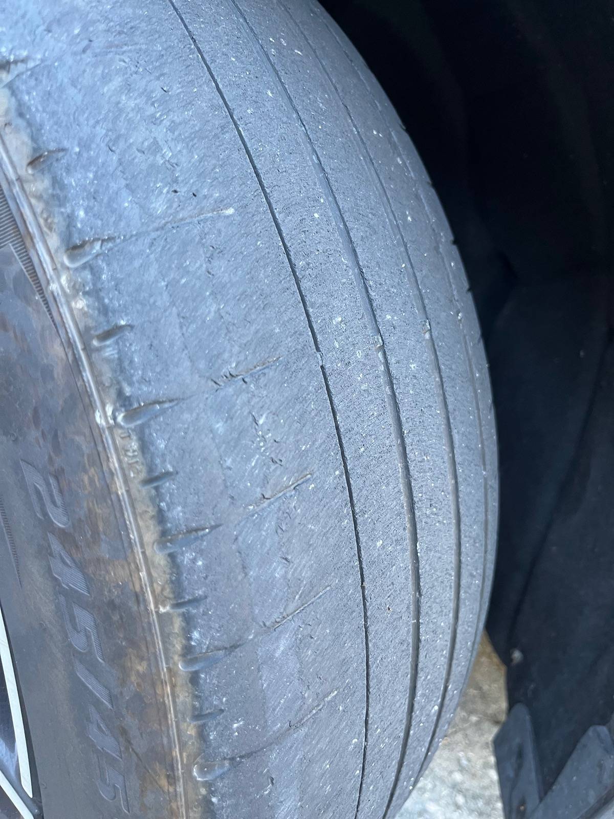 Ford Mustang Mach-E 18,000 miles and tires are worn out?! Is this normal tire wear? IMG_9746