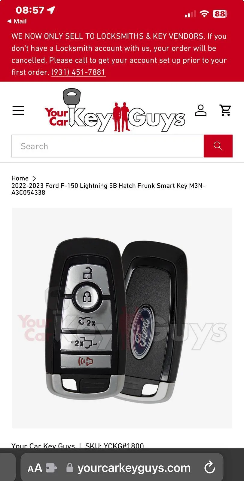 Ford Mustang Mach-E Don't Lose Your Key 1715090397144-sf