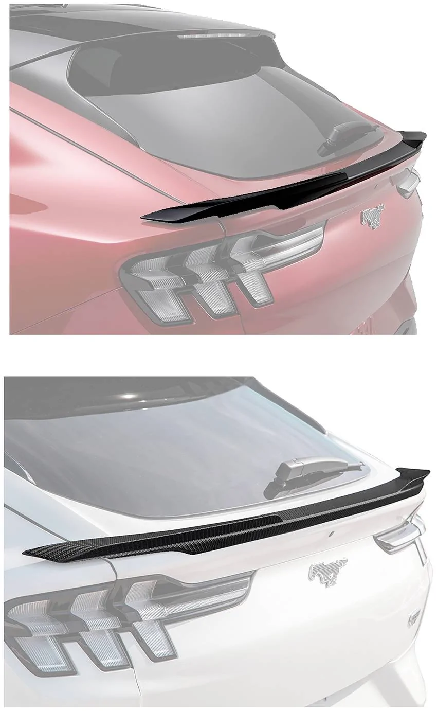 Ford Mustang Mach-E Solved: Speedform rear spoiler with three strips of adhesive tape - Pics added spoiler