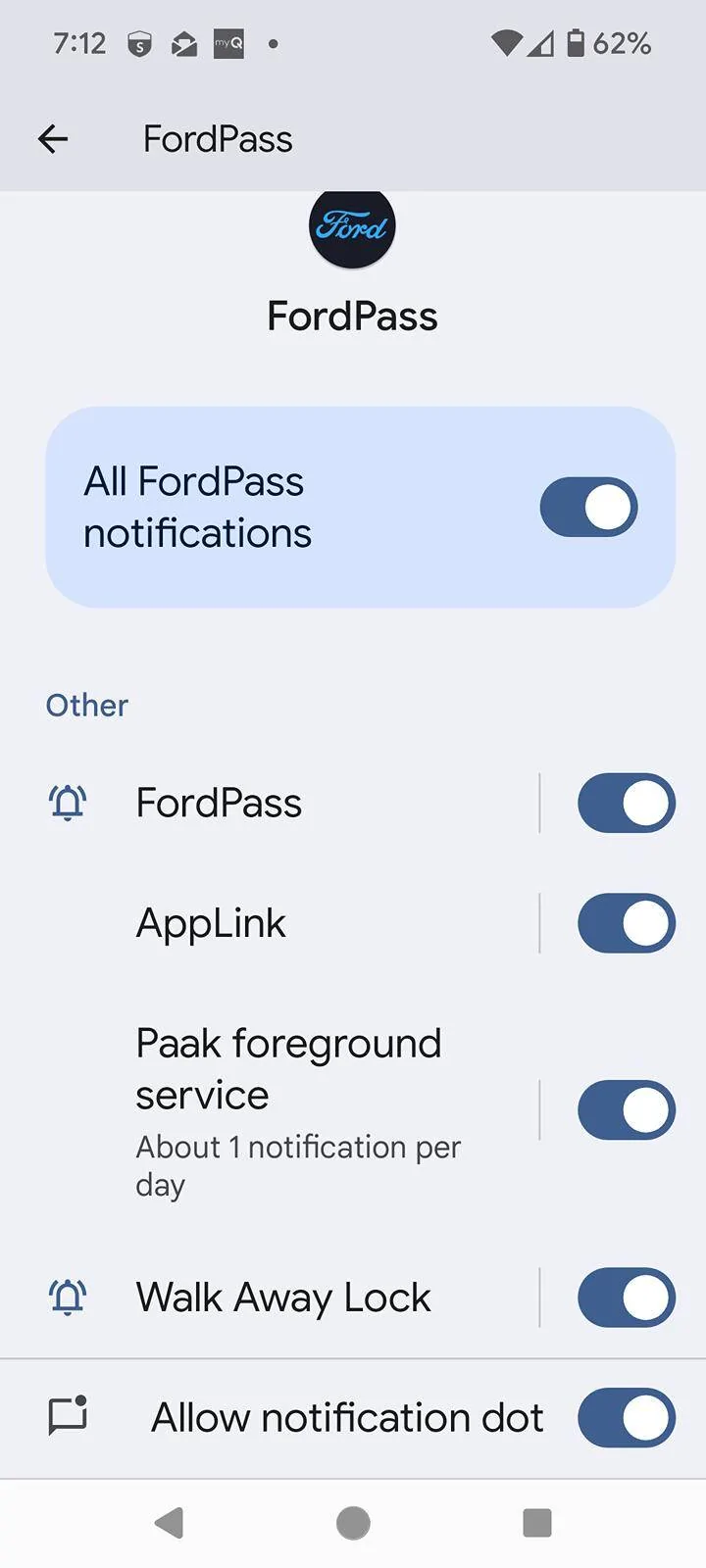 Ford Mustang Mach-E Anyway to turn off this notification 1000003548