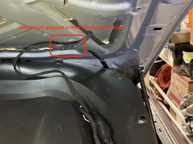 Ford Mustang Mach-E DIY Underhood Frunk Lighting Installed IMG_3159
