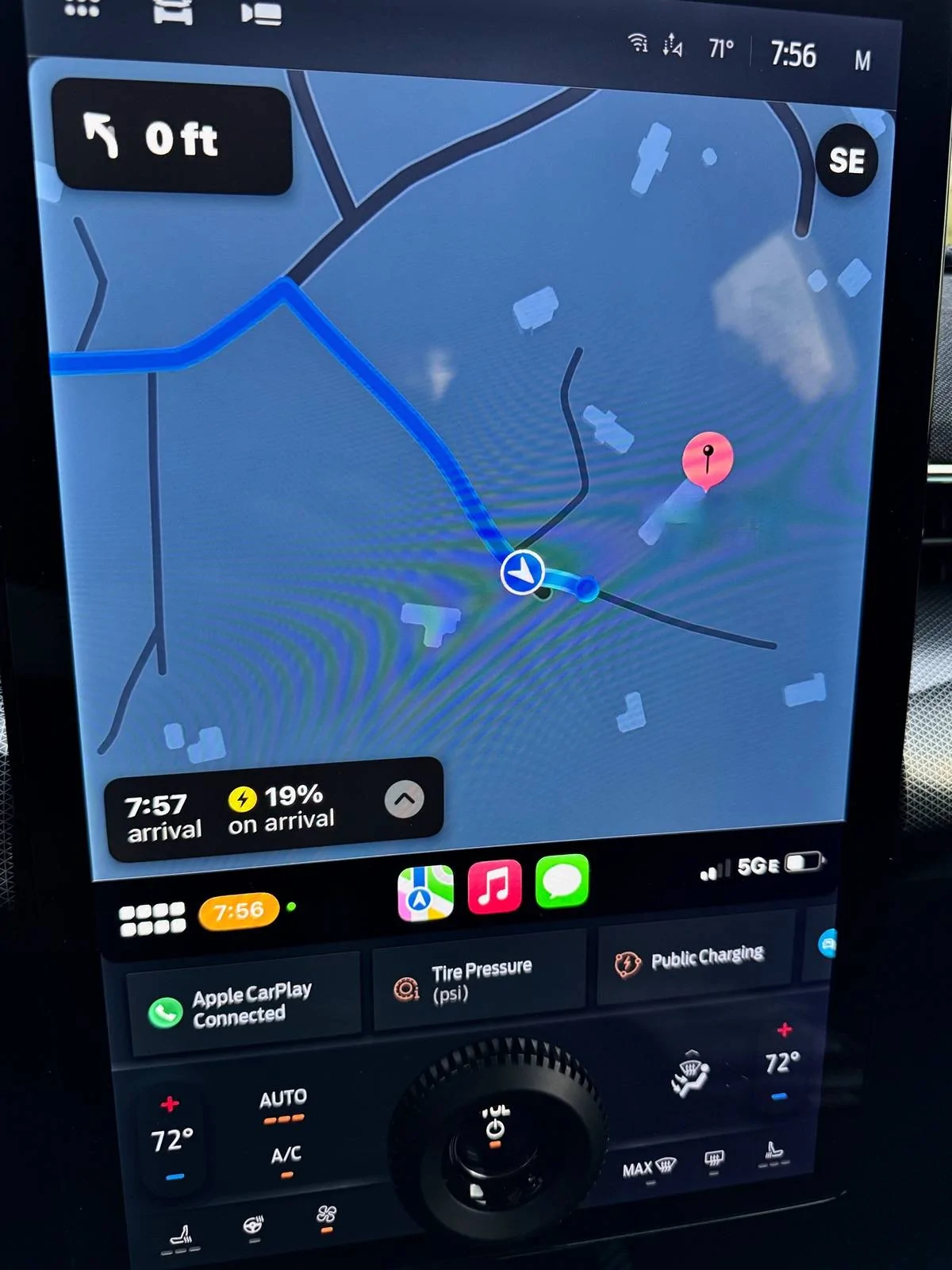 Ford Mustang Mach-E Apple Maps not showing Tesla IMG_0443