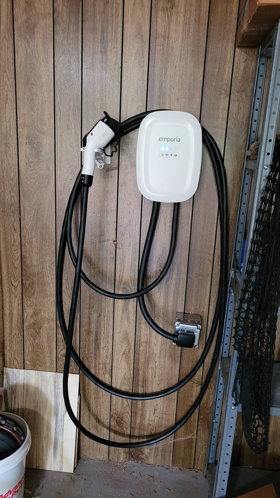 Ford Mustang Mach-E Preparing for Mach-E charging at home - preparation and installing charger 20240514_172529